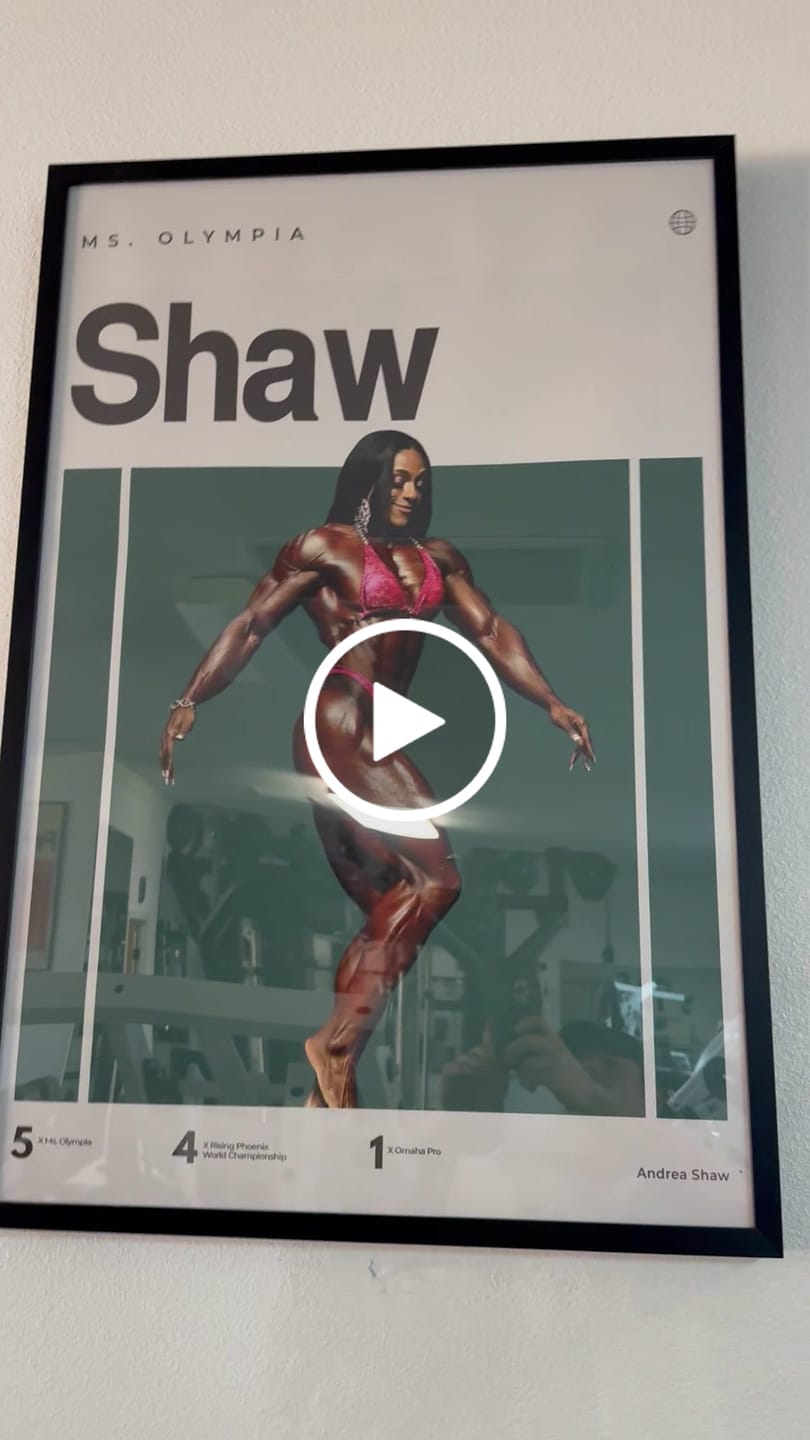 Customer video review of Custom Athlete Poster