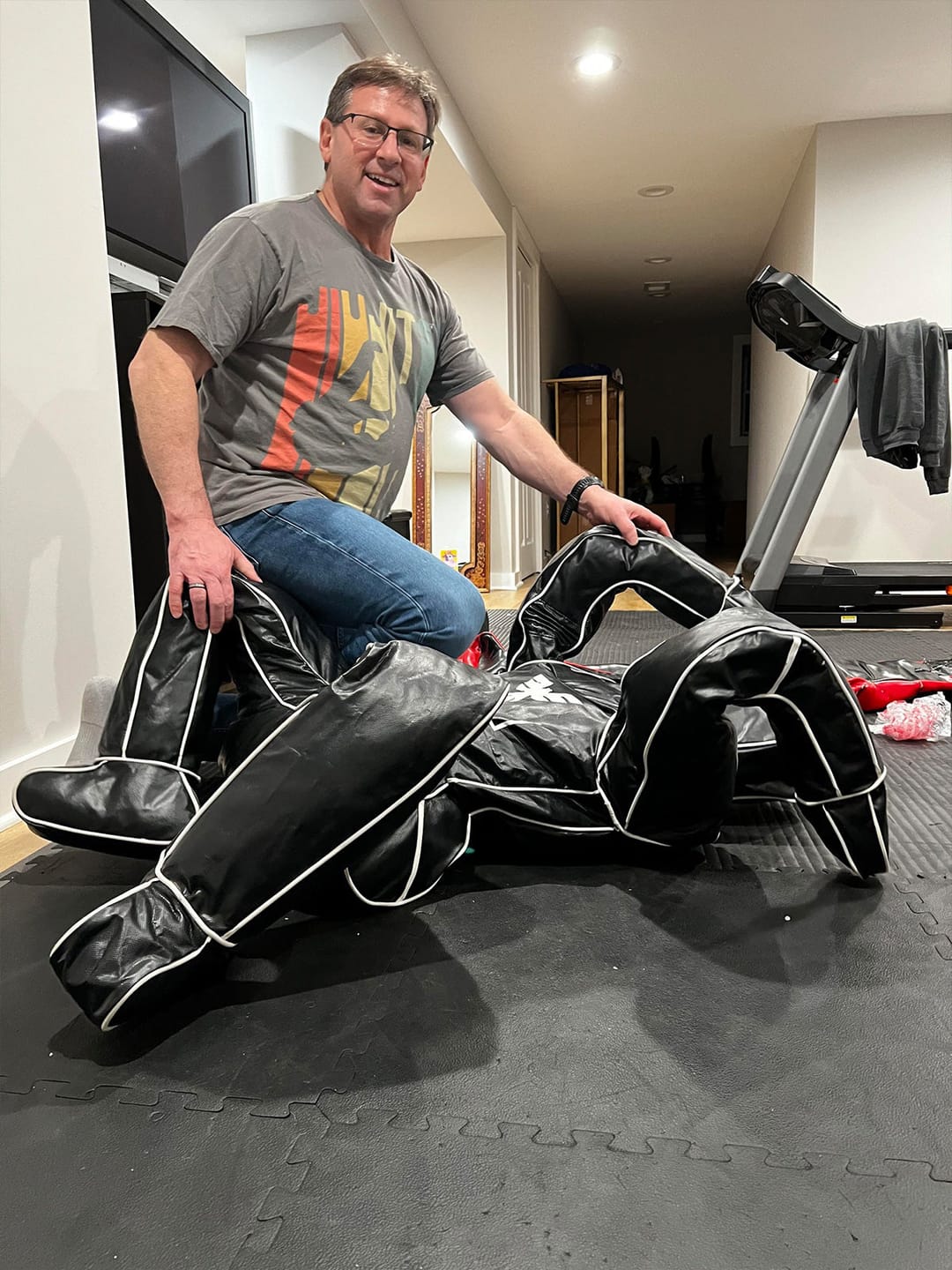 Customer photo review of Adults Essential BJJ Grappling Dummy – 5'7" (170 cm), Unfilled