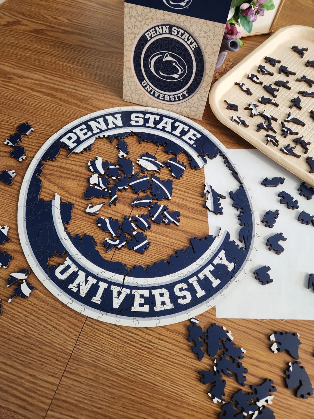 Customer photo review of Penn State University - Wooden Puzzle