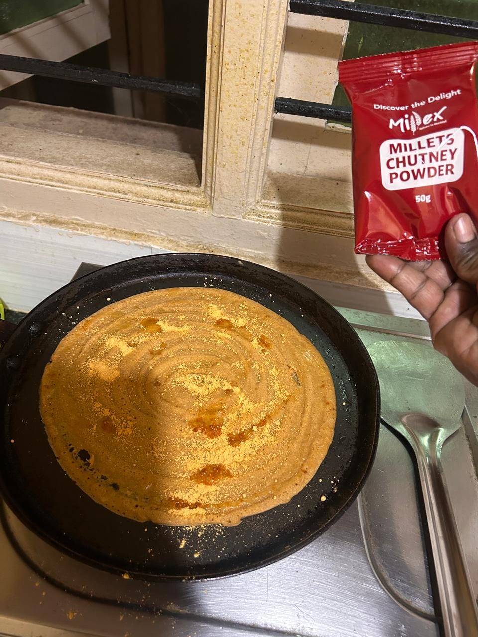 Customer photo review of Multi Millet Dosa Instant Mix - Pack of 3 (Total 1200g - each 400g)