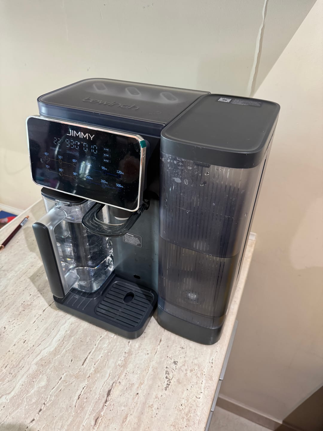 Customer photo review of R9 Countertop Reverse Osmosis Water Purifier