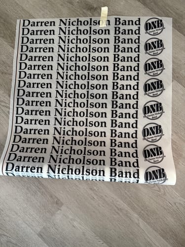 Customer photo review of Upload DTF Gang Sheet - Upload Your Own Gang Sheet