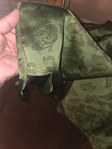 Customer photo review of Green 1950s Off-Shoulder Vintage Dress