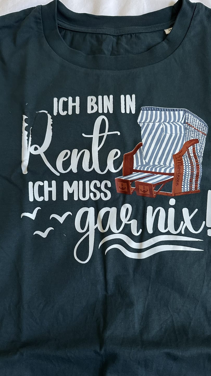 Customer photo review of Der Wille war da weggeschickt  · Damen Premium Bio T-Shirt 2.0