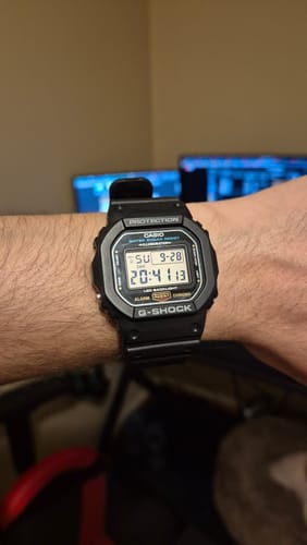 Customer photo review of Reloj Casio G-Shock Vintage DW-5600UE-1 Negro
