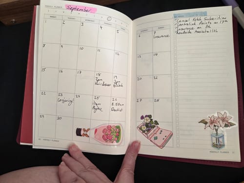 Customer photo review of Planners Kit