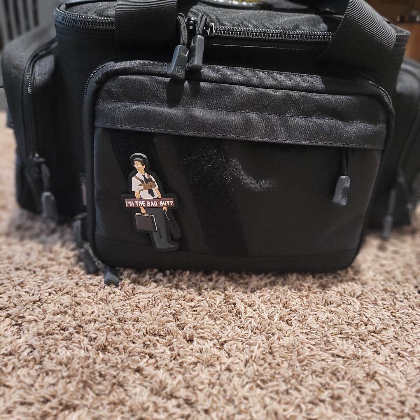 Customer photo review of Falling Down - Morale Patch