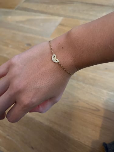 Customer photo review of Watermelon Bracelet Gold