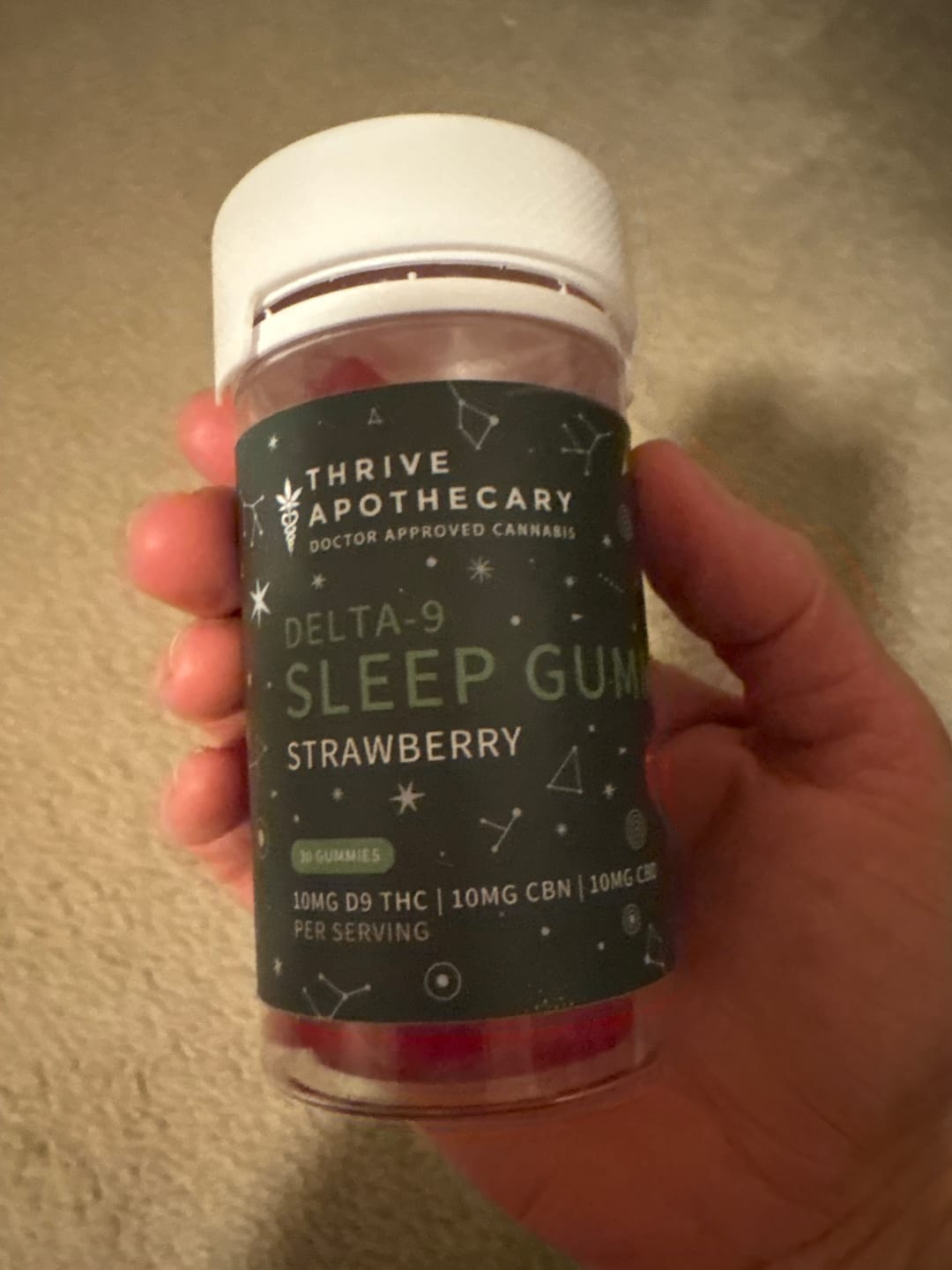 Customer photo review of Thrive D9 SLEEP Gummy