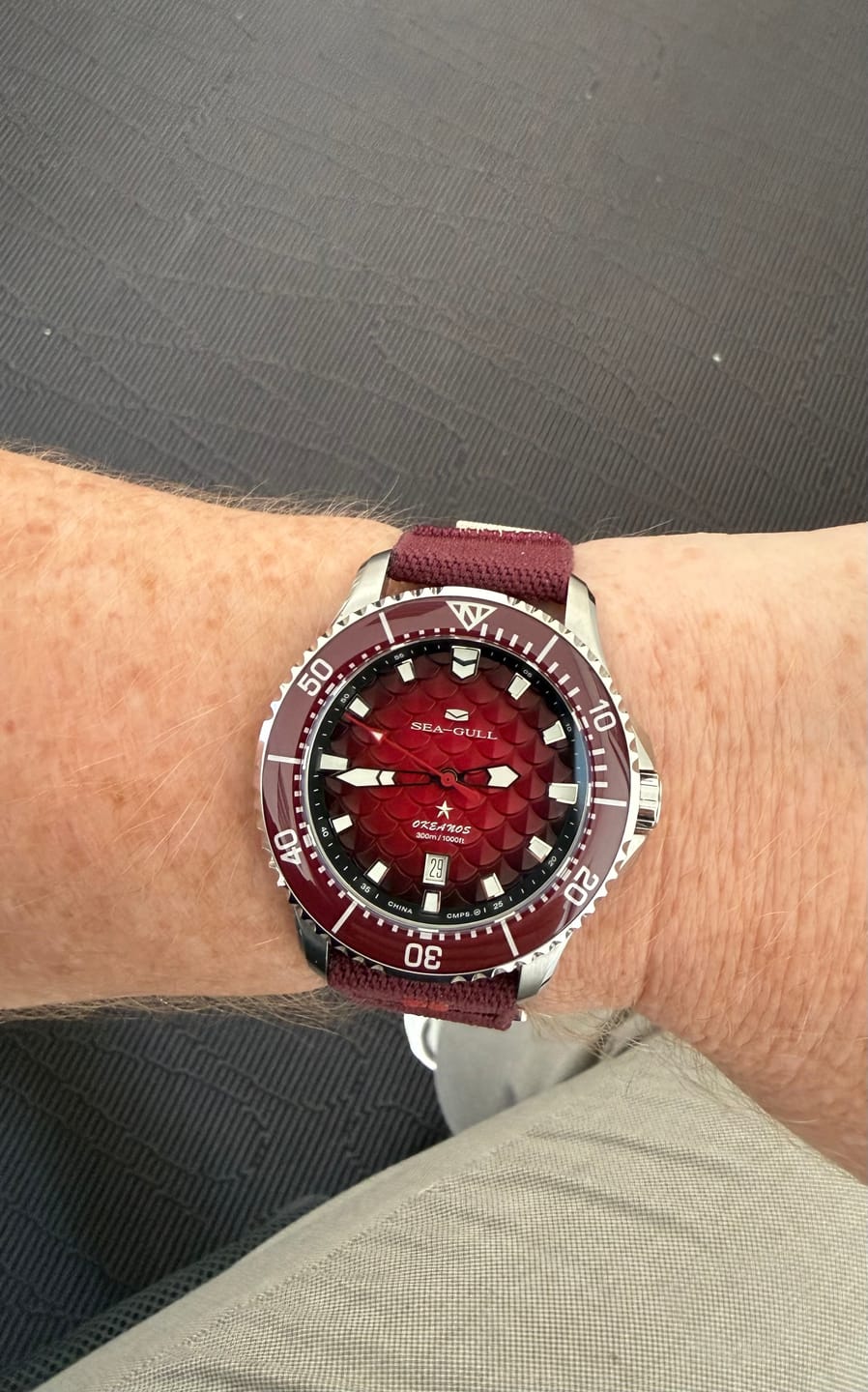 Customer photo review of Ocean Series | Dragon Kings of the Four Seas | Dive | Dual Strap | 44mm