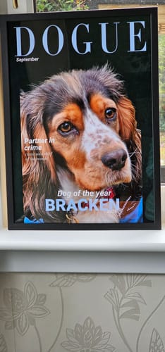 Customer photo review of Dogue - Personalised Poster