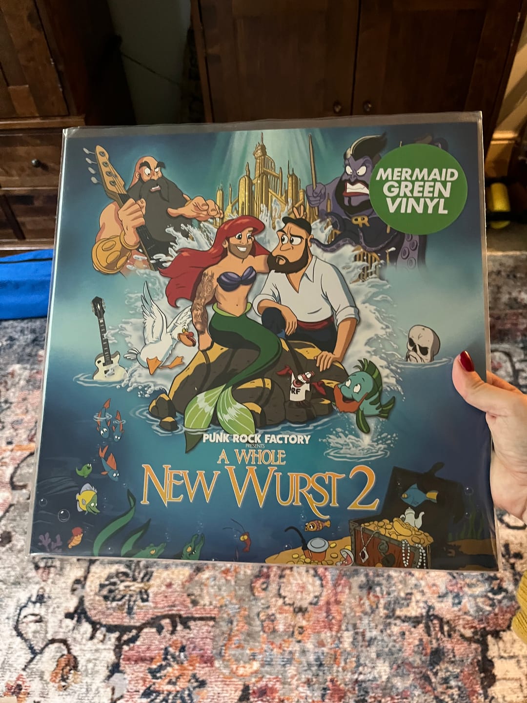 Customer photo review of A Whole New Wurst 2 Vinyl