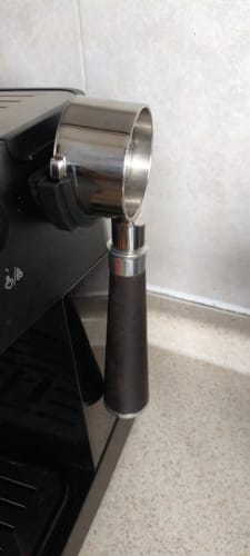 Customer photo review of Support mural pour porte-filtres