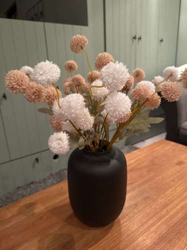 Customer photo review of Fleur de Kiku - Beige Mélange (10 tiges/ 50 pompons)