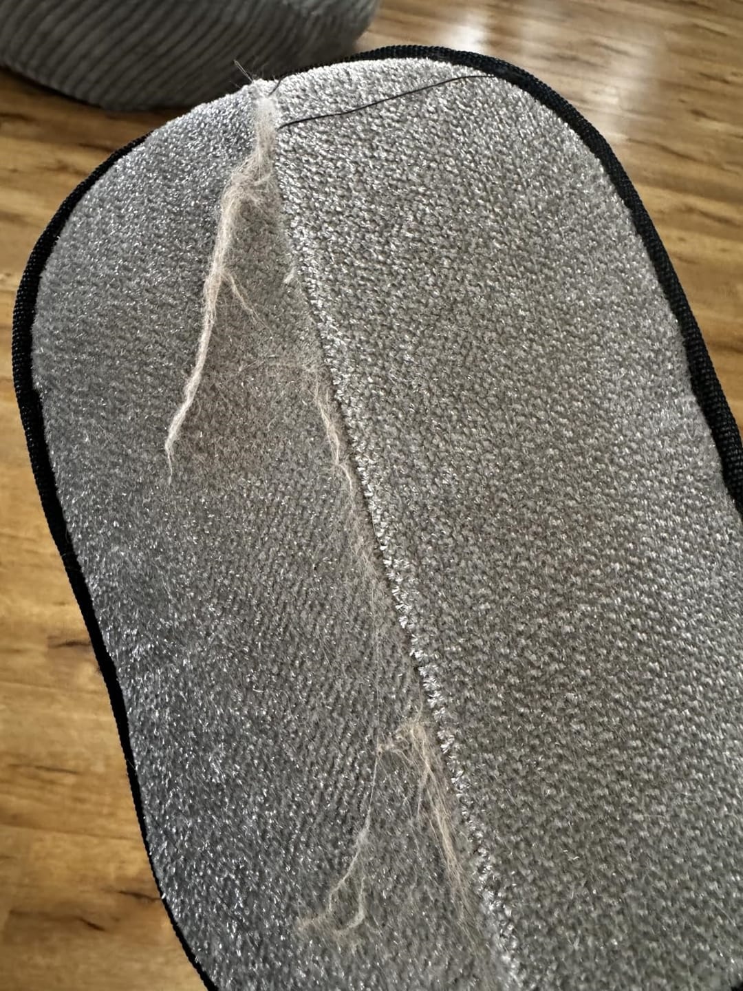 Customer photo review of Pet Hair Removal Glove with Dual-Sided Electrostatic Bristle