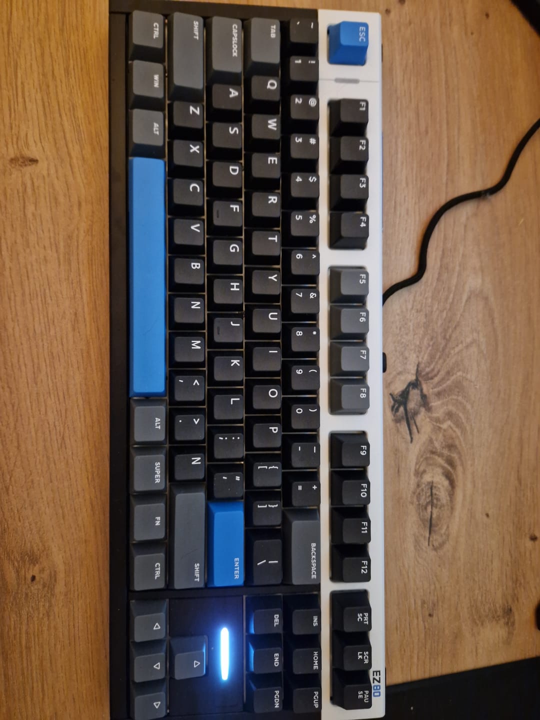Customer photo review of IQUNIX EZ80/EZ75 Magnetic Switch Hall Effect Gaming Keyboard