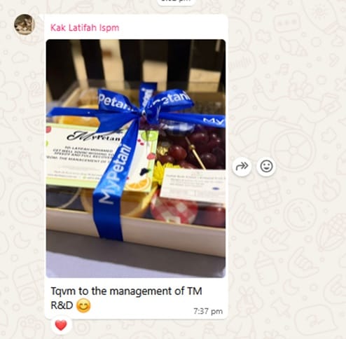 Customer photo review of Bukit Gasing Gold Fruit Grazing Platter [Malaysia]