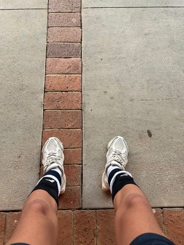 Customer photo review of Built-In Shin Pads