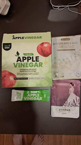 Customer photo review of Taiso Apple Cider Vinegar August Promotion