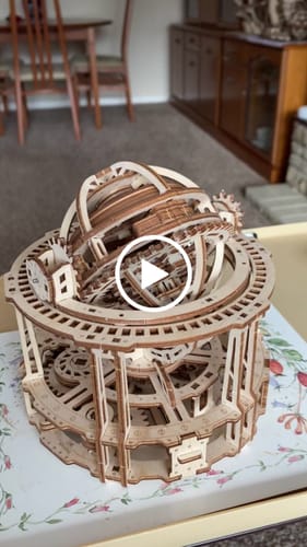 Customer video review of Spherical Tourbillon Chronograph 3D Wooden Puzzle