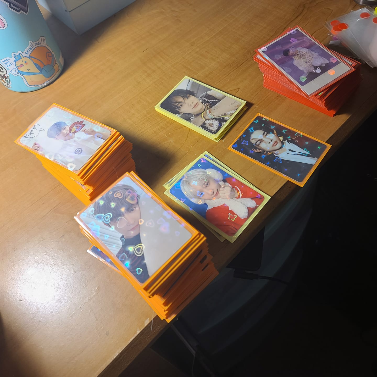 Customer photo review of COLORED PHOTOCARD SLEEVES - 61x91mm