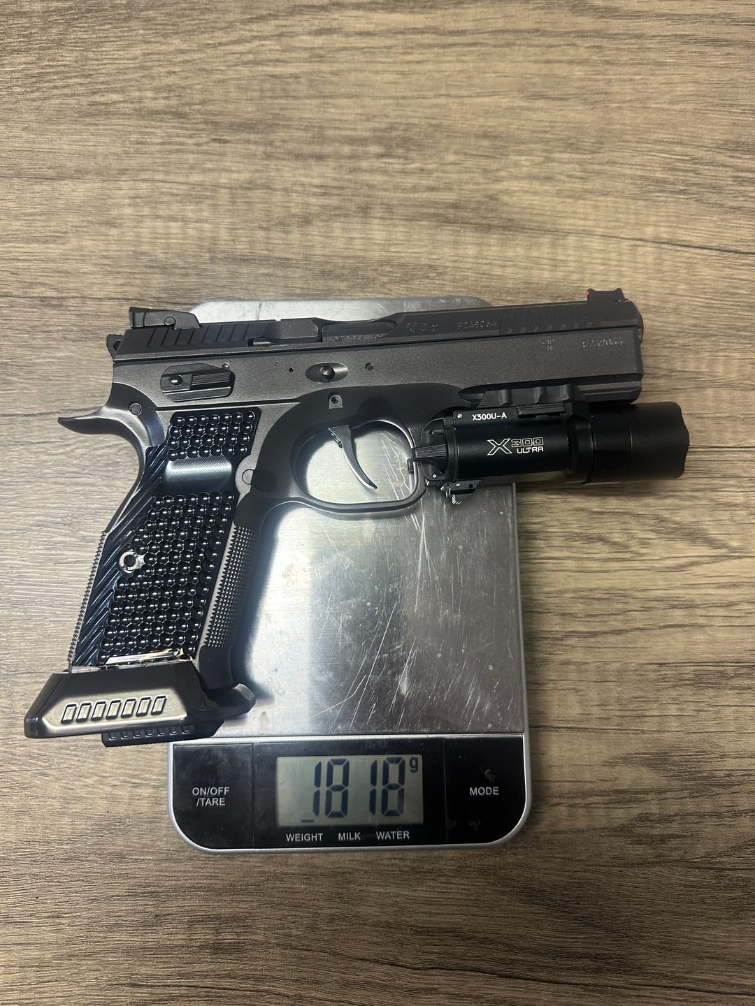 Customer photo review of CZ Shadow 2 Brass Mag well
