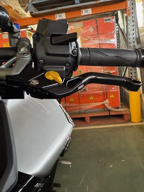 Customer photo review of EVOS Short Levers for Yamaha MT09 & R9 (2024+)