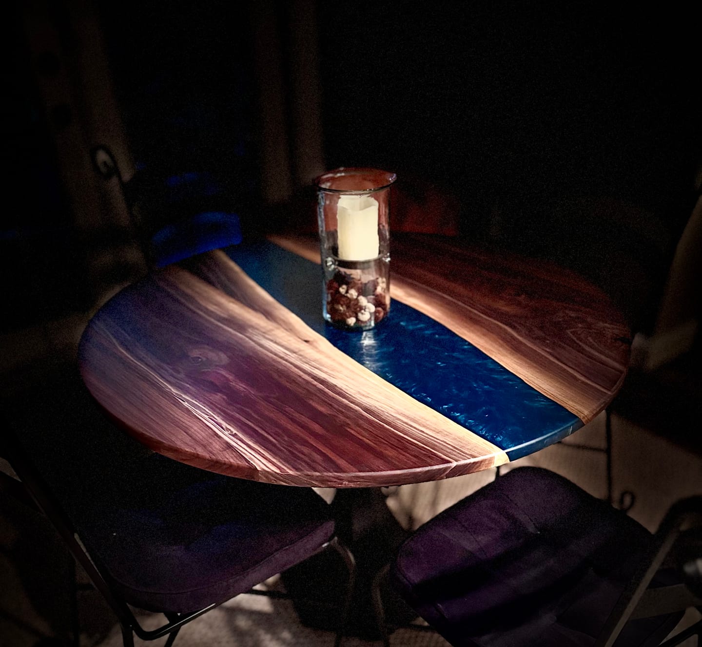 Customer photo review of 311S Lithe 28" Tulip Dining Table Base - Small