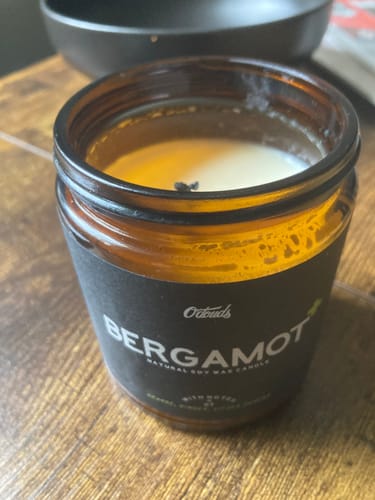 Customer photo review of Bergamot+ Candle