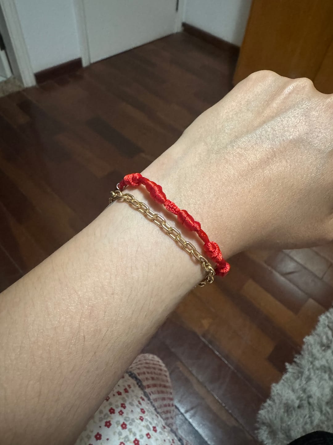 Customer photo review of Pulseira Premium dos 7 Nós em Aço Inoxidável | Proteção e Elegância