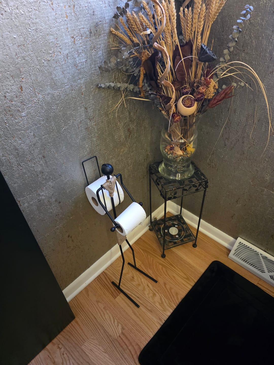 Customer photo review of Toilet Paper Holder and Storage