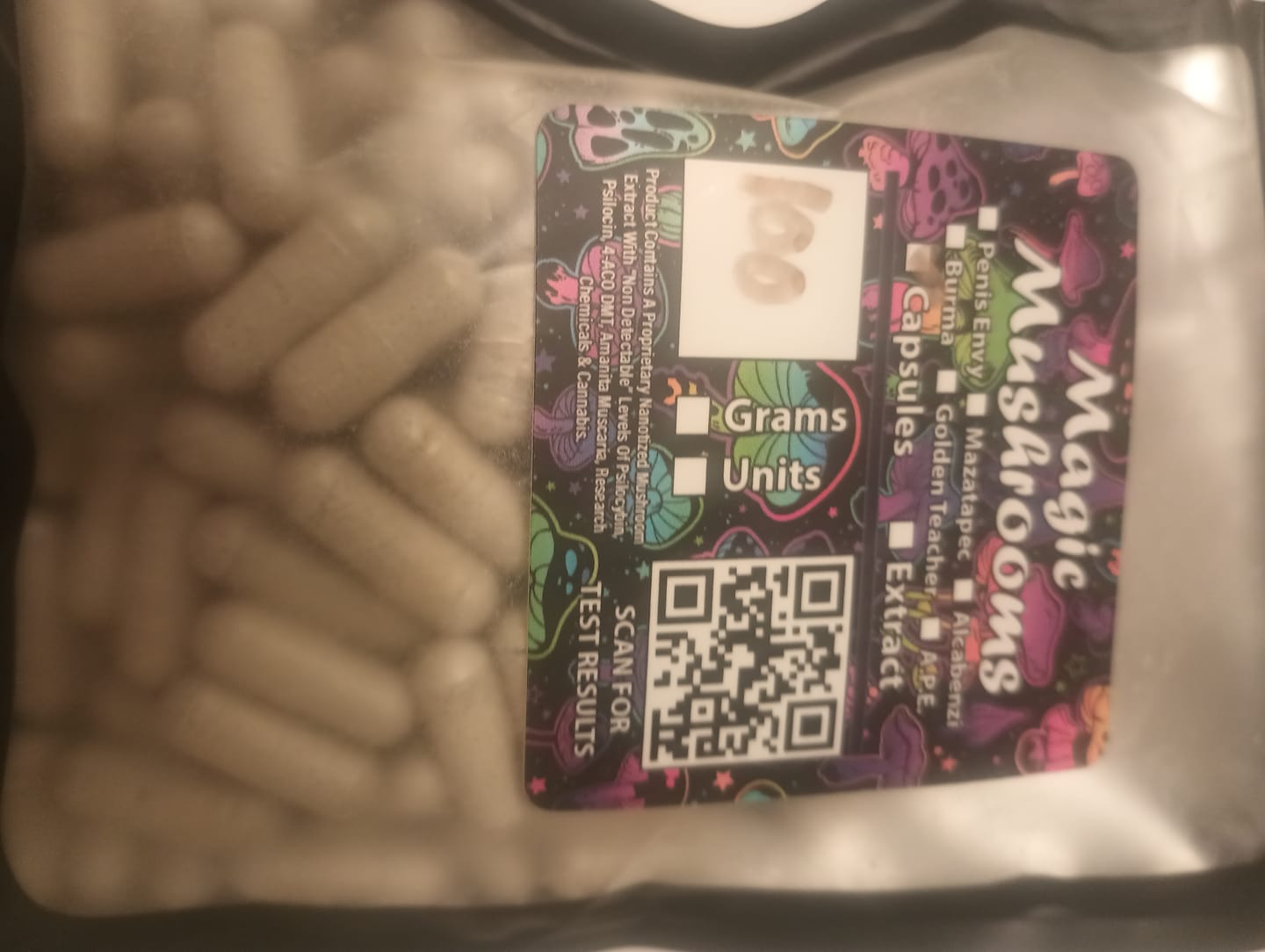 Customer photo review of Non Detect Mushroom Capsules - 50% Off