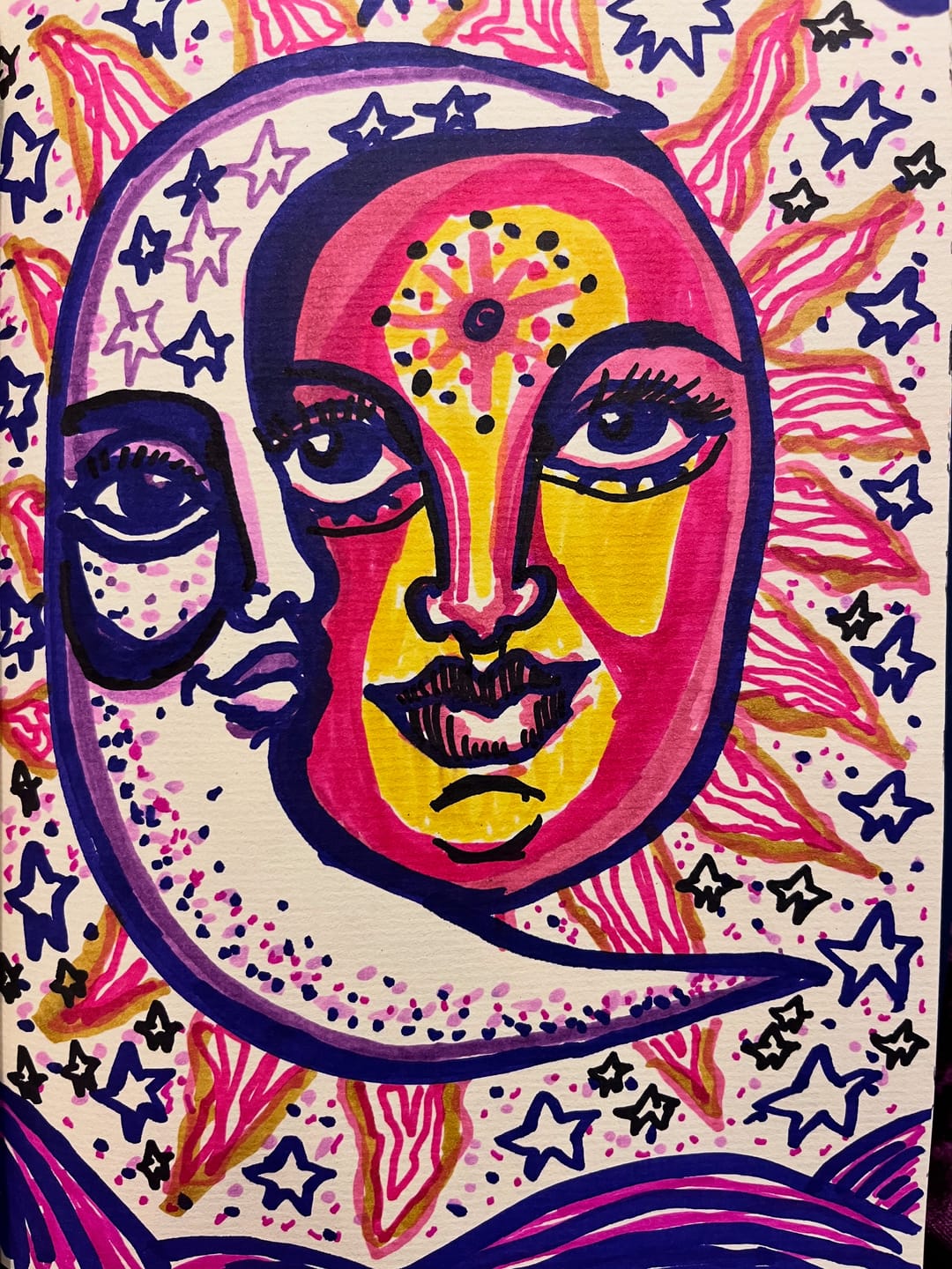 Customer photo review of Ohuhu Honolulu 24 Basic Colors Dual Tips Alcohol Art Markers