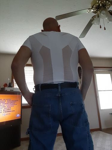 Customer photo review of Men's Posture Shirt™ Zipper - Schwarz