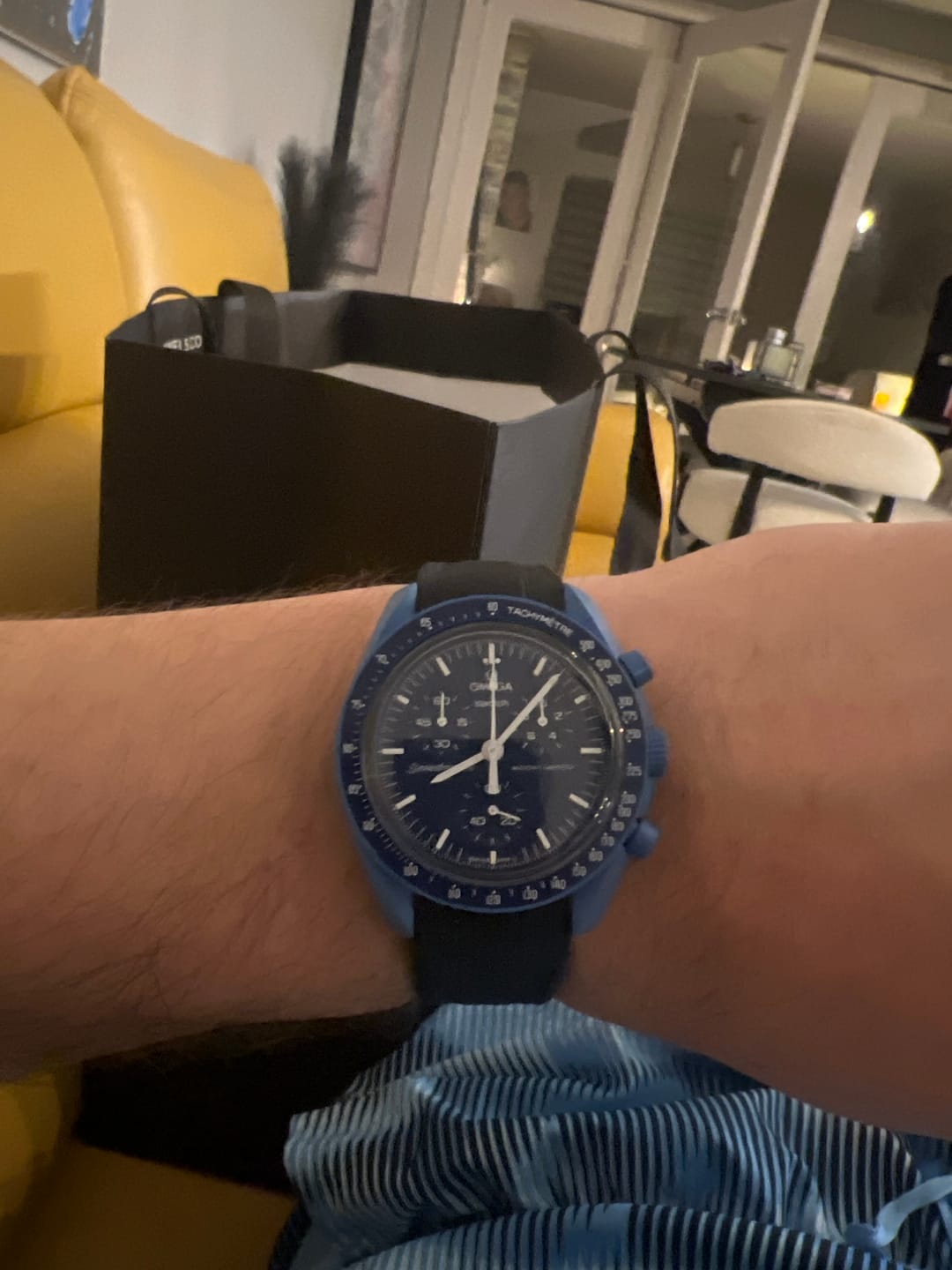 Customer photo review of Rubber Strap for Omega X Swatch MoonSwatch Mission to Mercury