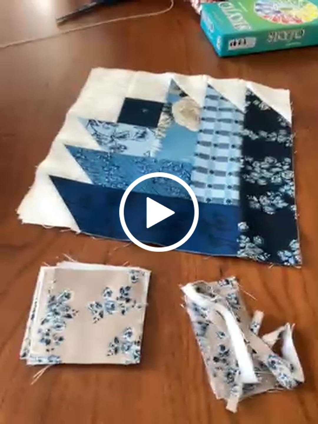Customer video review of Block Of The Month - Tulip Bellflower (104.5" x 104.5")