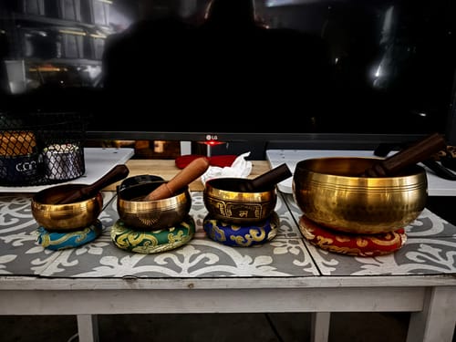 Customer photo review of Cosmos Singing Bowl