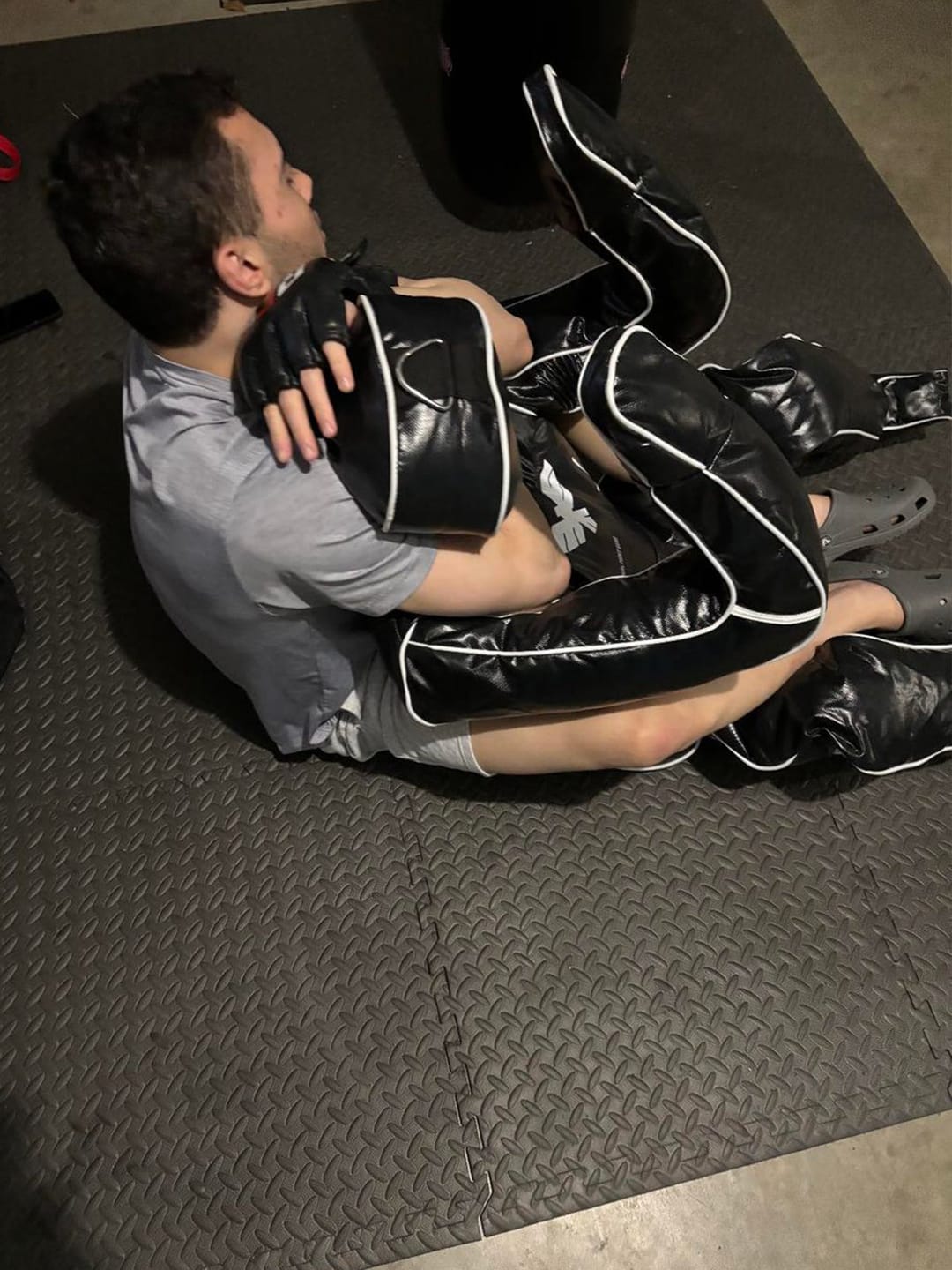 Customer photo review of Adults Essential BJJ Grappling Dummy – 5'7" (170 cm), Unfilled
