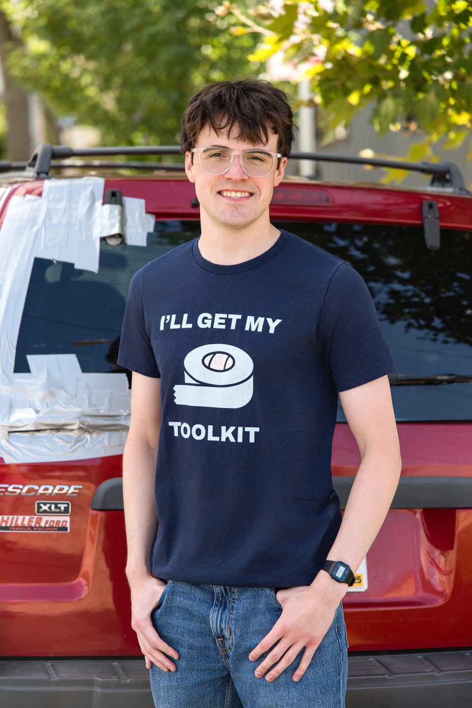 Customer photo review of I’ll Get My Toolkit T-Shirt