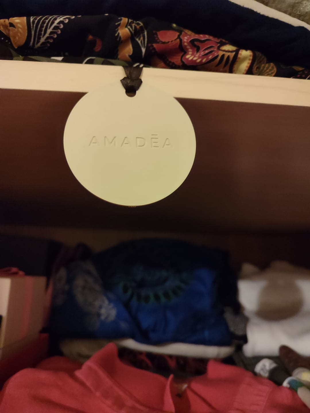 Customer photo review of 3 Profumatori "Ambre" per ambienti, armadi, cassetti e auto. I ciondoli di Amadēa