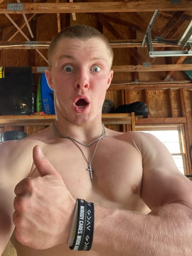 Customer photo review of NOBODY CARES - WRISTBAND