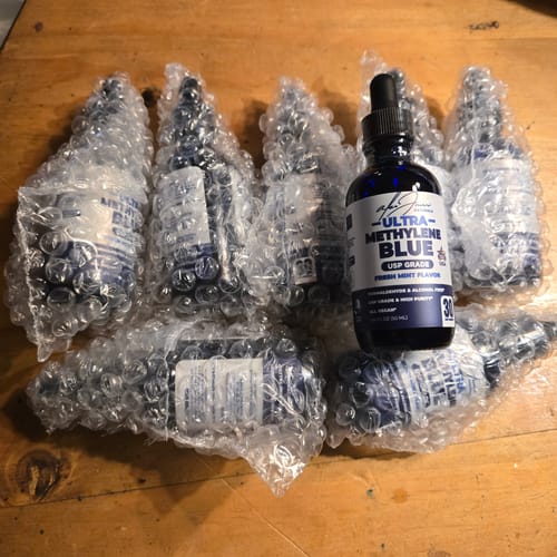 Customer photo review of 🔵 Ultra Methylene Blue