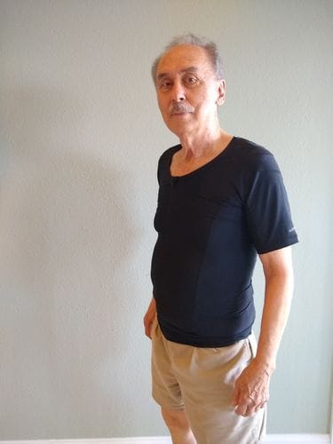 Customer photo review of Men's Posture Shirt™ Zipper - Schwarz B-STOCK