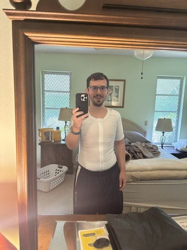 Customer photo review of Men's Posture Shirt™ Zipper - Schwarz B-STOCK