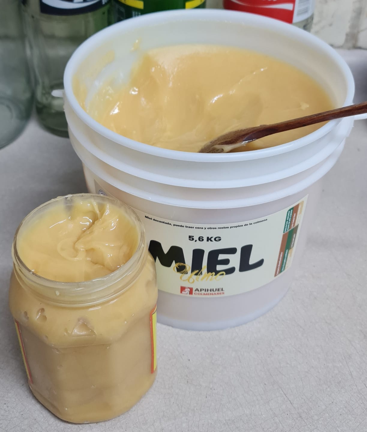 Customer photo review of Balde Miel de Ulmo 5,6 kg + envío GRATIS