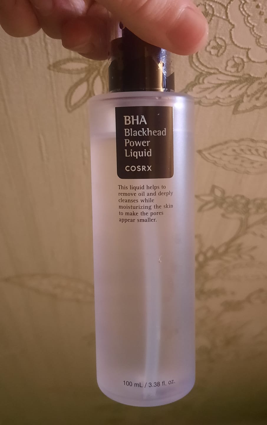 Customer photo review of Esence cīņai ar melnajiem punktiņiem Cosrx BHA Blackhead Power Liquid