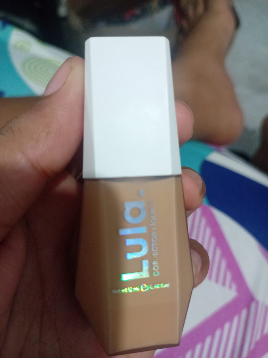 Customer photo review of CORRECTOR LÍQUIDO