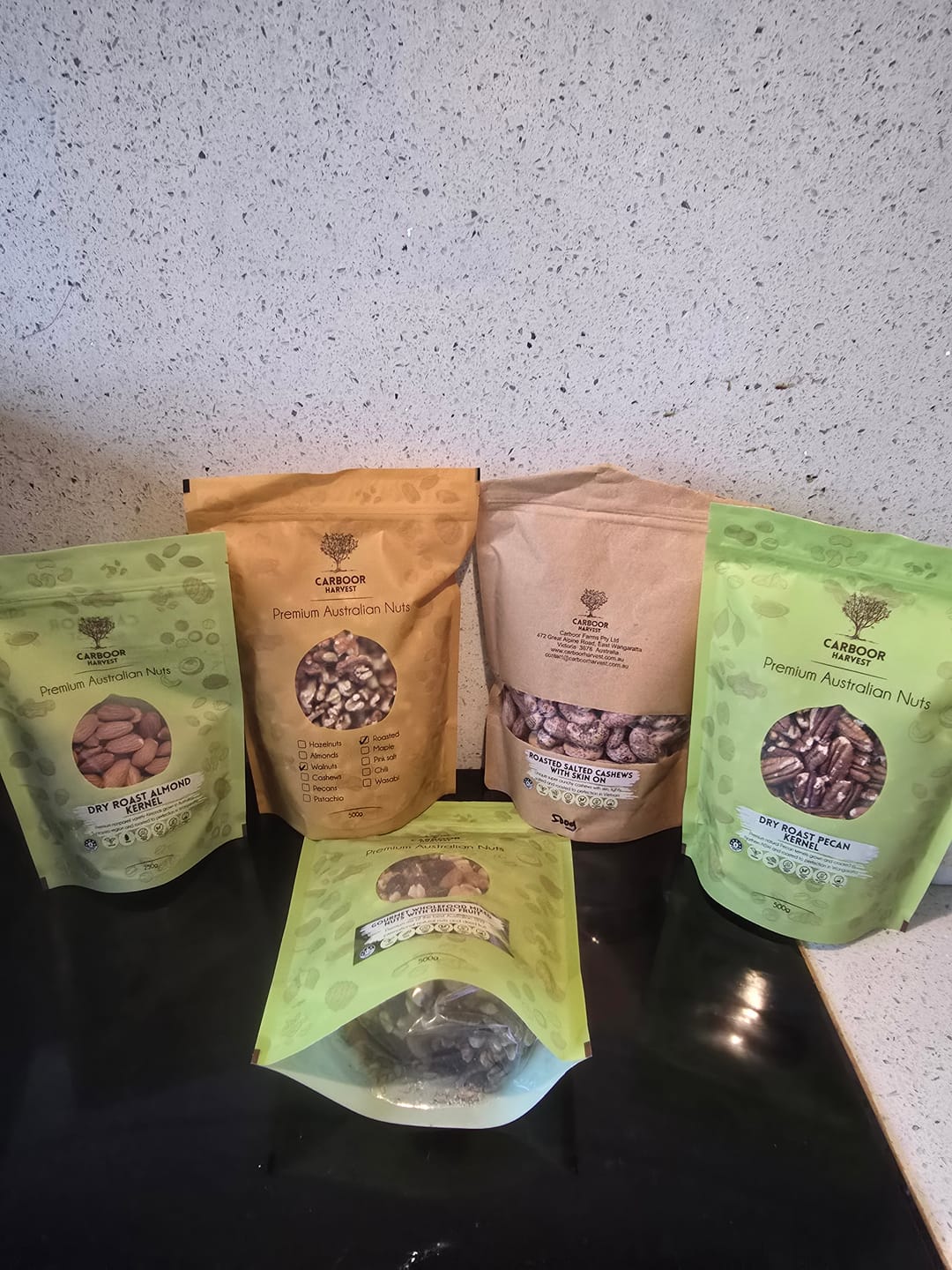Customer photo review of Roast Flavoured Almonds