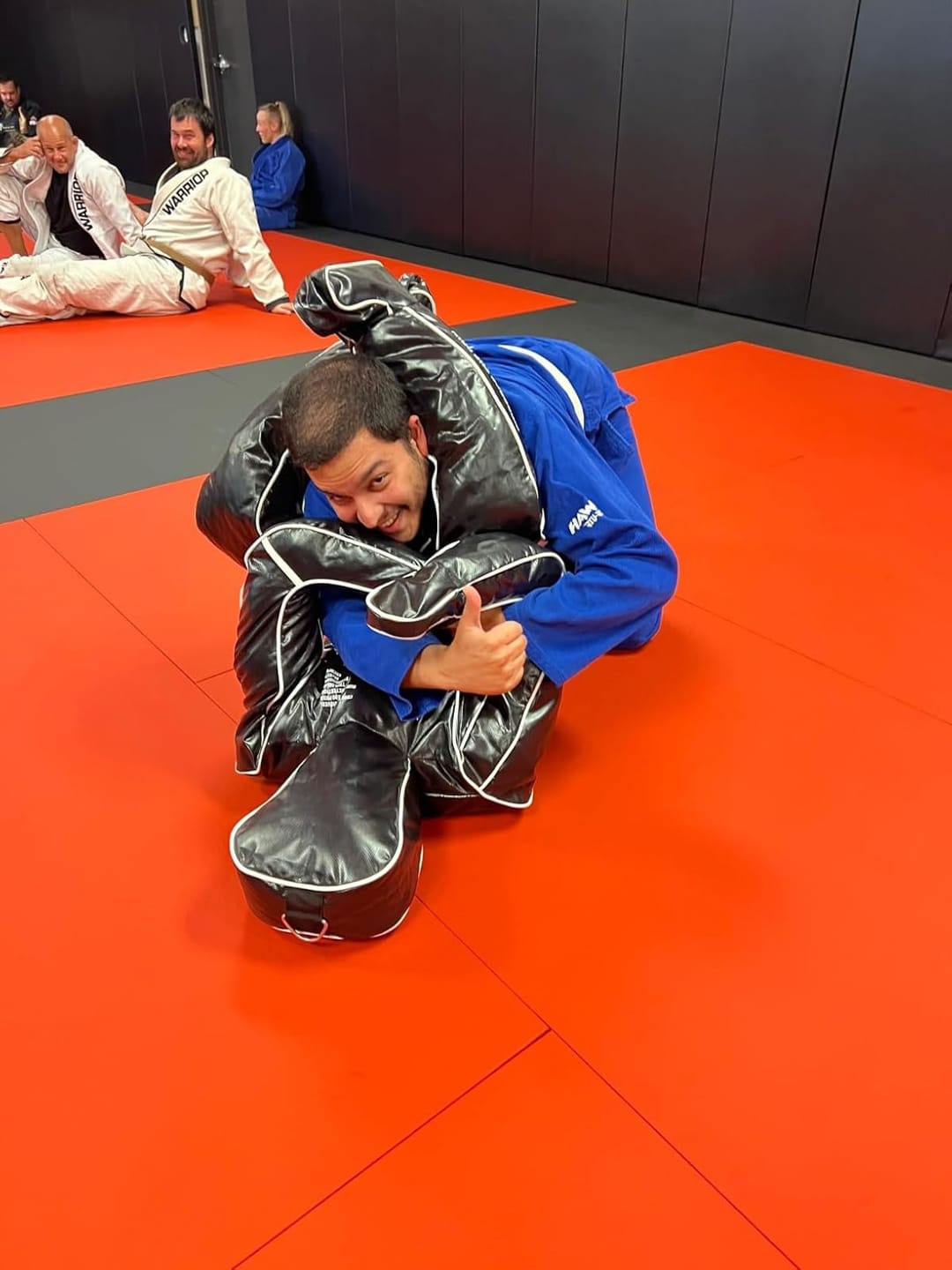 Customer photo review of Adults Essential BJJ Grappling Dummy – 5'7" (170 cm), Unfilled
