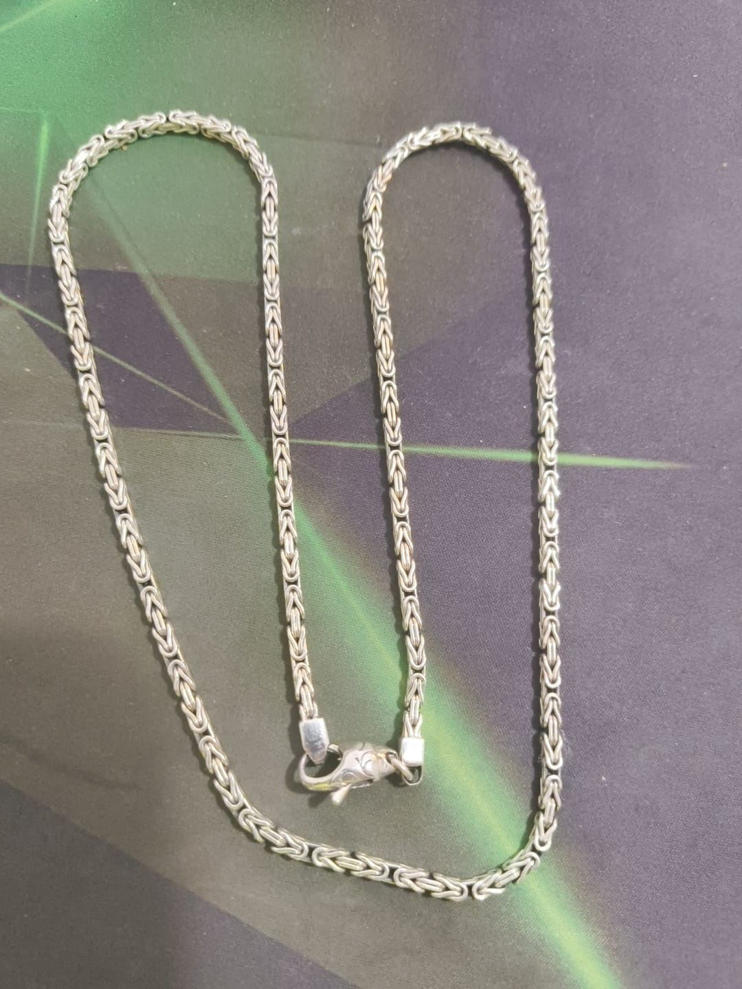 Customer photo review of שרשרת כסף - Woven Rope